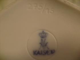 AK Kaiser | 70er Jahre Vase | Bisquit-Porzellan