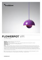 Flower Pot VP1 | Verner Panton | orange