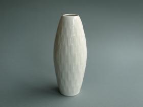 Weisse Vase | Edelstein | 70er