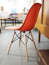 Fiberglas Side Chair DSW orange | Eames |1950