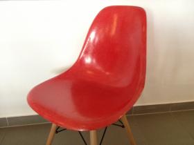 Fiberglas Side Chair DSW rot | Eames |1950
