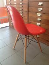 Fiberglas Side Chair DSW rot | Eames |1950