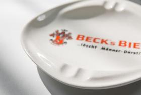 Beck's Aschenbecher | Porzellan