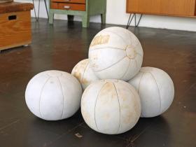 Medizinball |  Nubukleder | 1,5 kg