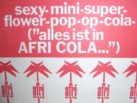originalverpackte Afri Cola Glser | 70er Jahre 