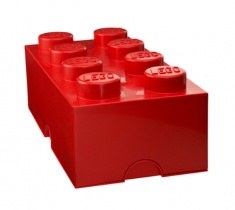Lego Storage | 8er in Rot