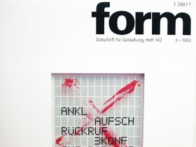 Form 142 | Zeitschrift fr Gestaltung | 1993