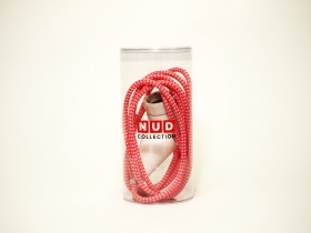 NUD Classic | pink-wei gepunktet | Kabel und Fassung 