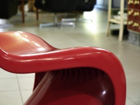 Panton Chair | rot | Fehlbaum fr Miller