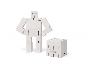 Micro Cubebot | Areaware | Buchenholz wei
