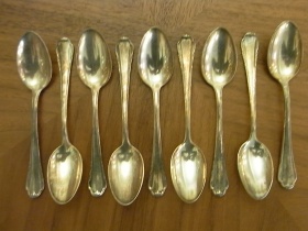 Besteck BSF Platura | 9 Kaffeel�ffel | versilbert